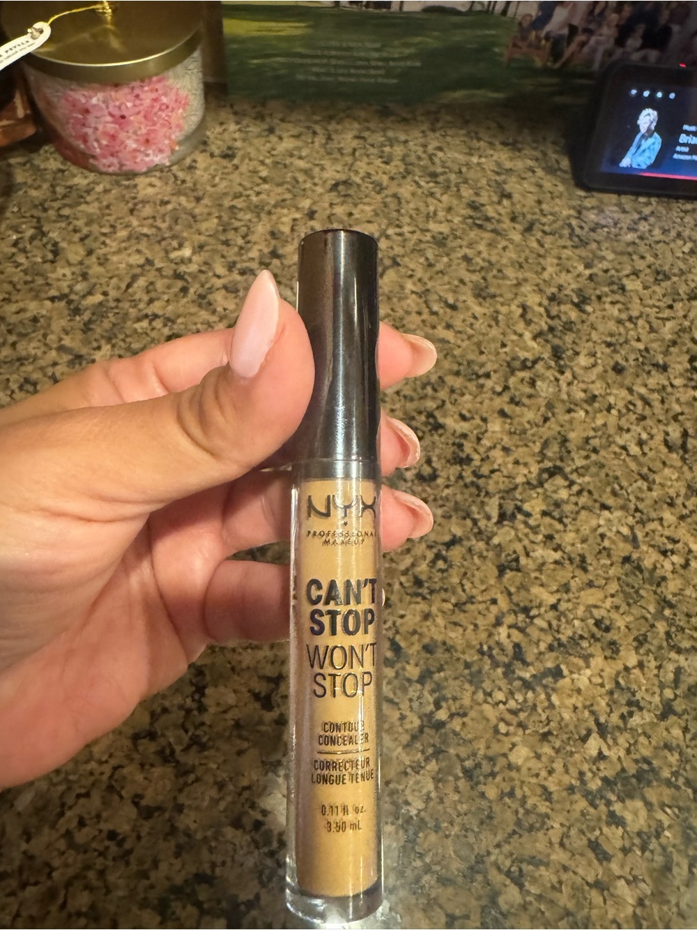 NYX Can't Stop Won't Stop Concealer - Beige and Eye Pencil
